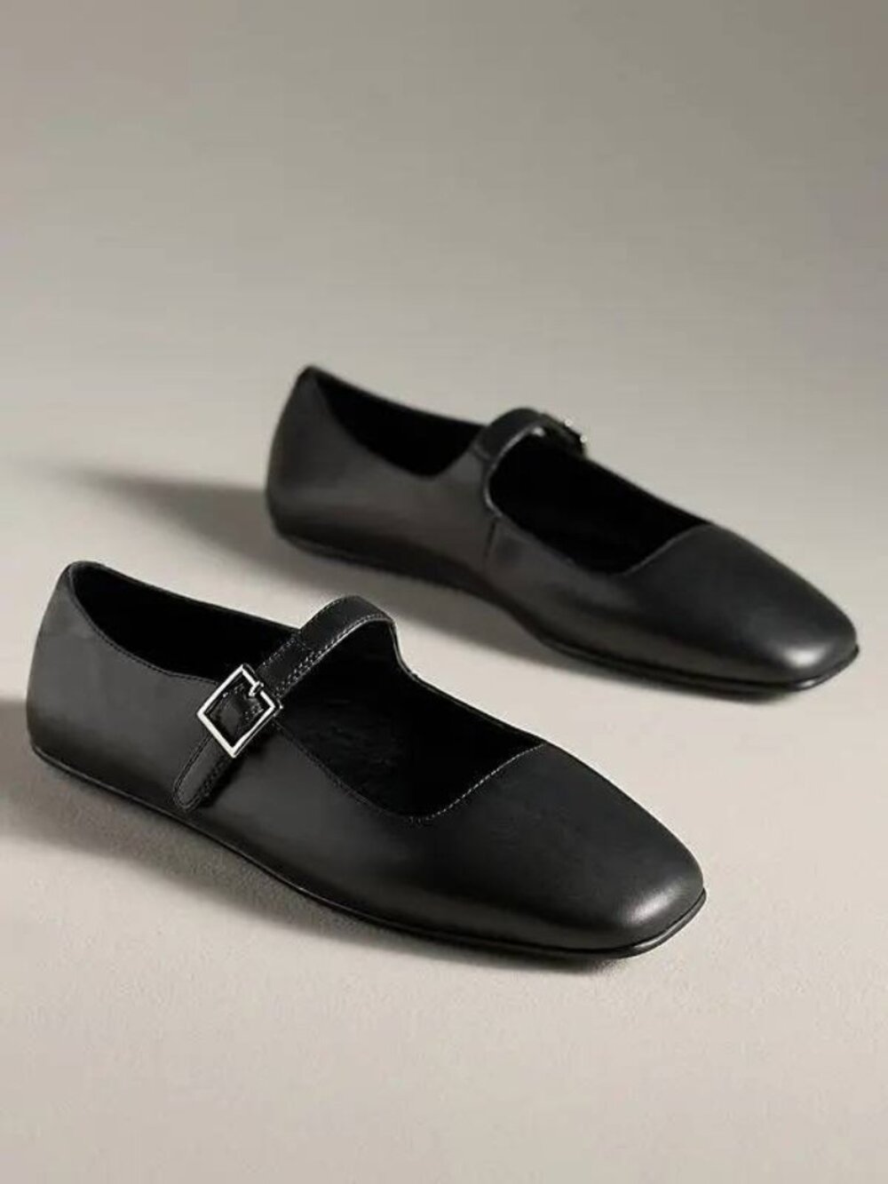 Jeffrey Campbell Black Mary Jane Flats